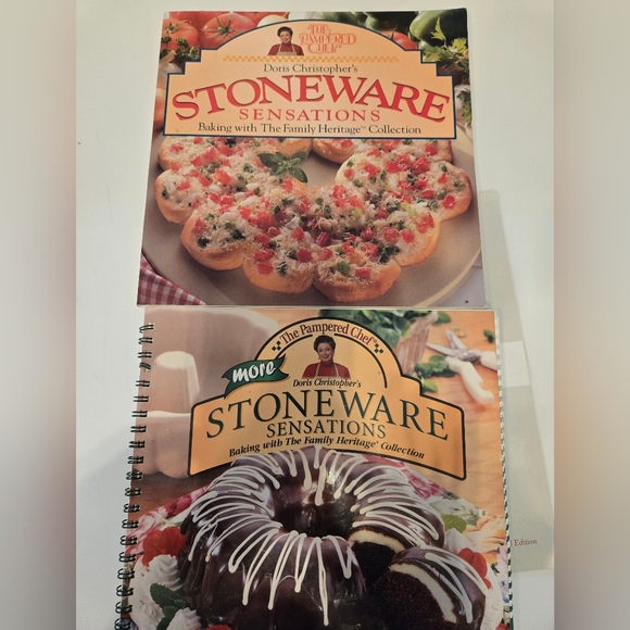 The Pampered Chef Stoneware Kitchen Cookbook - Picture 1 of 1